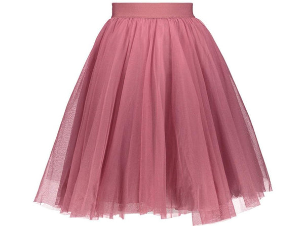 Midi Plum Tulle Skirt