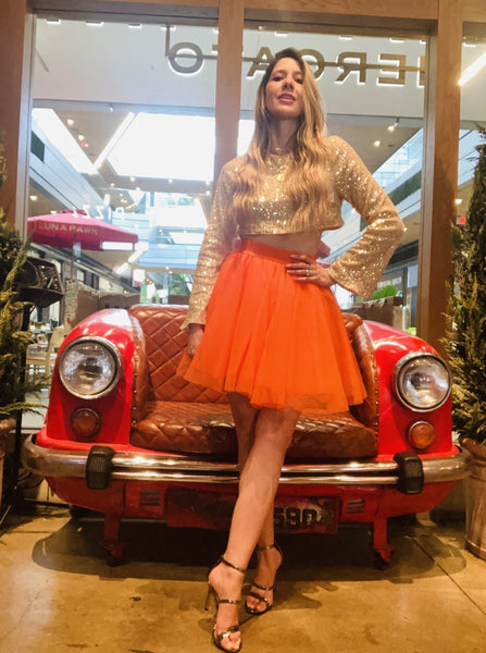 Mini Clémentine Tulle Skirt
