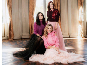 3 famous Belgian women wearing Gala tulle skirts