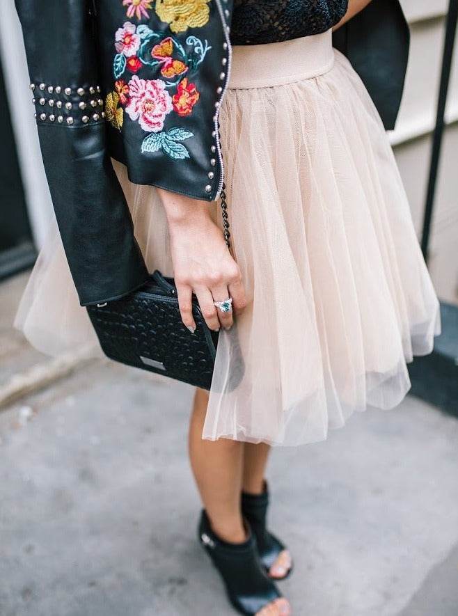Champagne tutu skirt hotsell