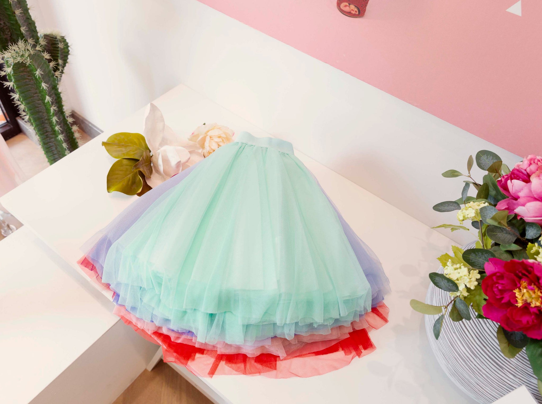 Mini Mint Tulle Skirt - Sylvie Muller – Sylvie Müller
