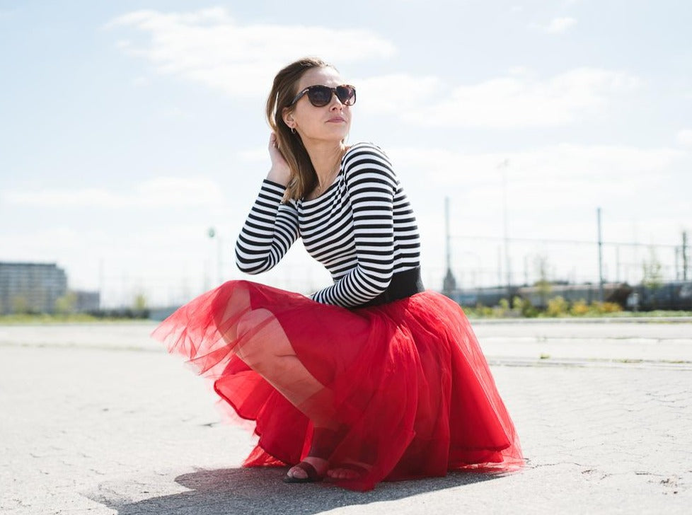 Red tulle skirt jcpenney online