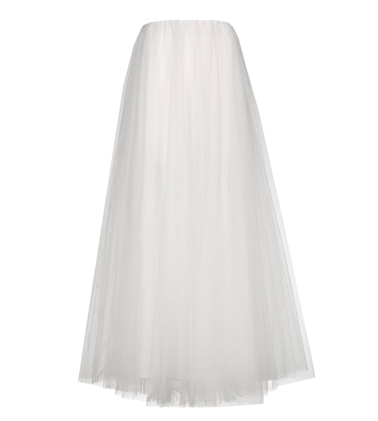 Gala White Tulle Skirt